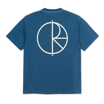 Polar Skate Co T-shirt Contrast Stroke Grey Blue